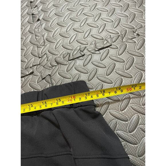 Lululemon‎ On The Fly Crop Pants Black Pockets Active LW6AV6S Women's 12 - Picture 7 of 8